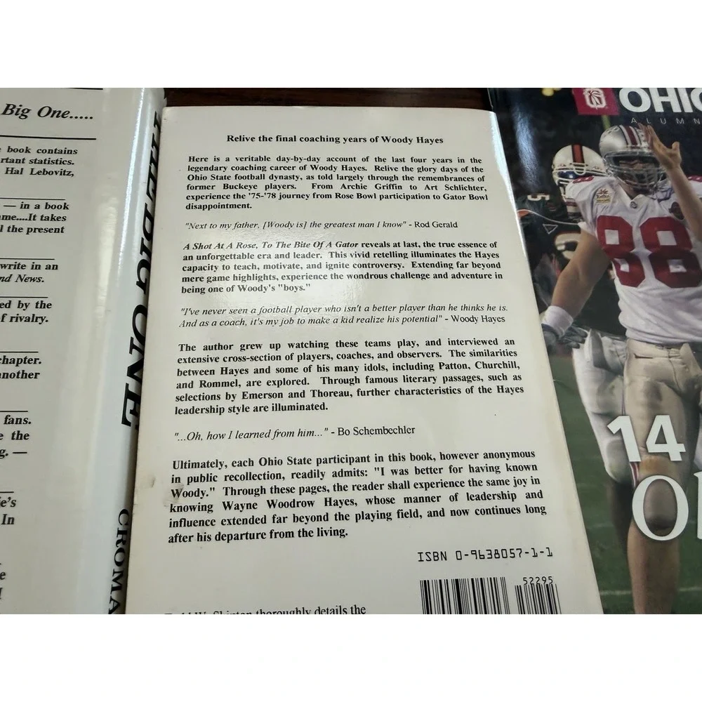 Lot 6 Ohio State‎ Buckeyes Football Books OSU History 1968 2002